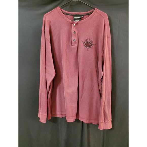 Lot, Harley Davidson Embroidered Mens LS Shirts, XL - Picture 6 of 9